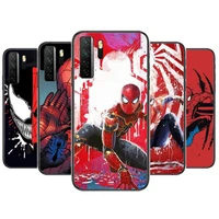 popular spiderman black soft cover the pooh for huawei nova 8 7 6 se 5t 7i 5i 5z 5 4 4e 3 3i 3e 2i pro phone case cases
