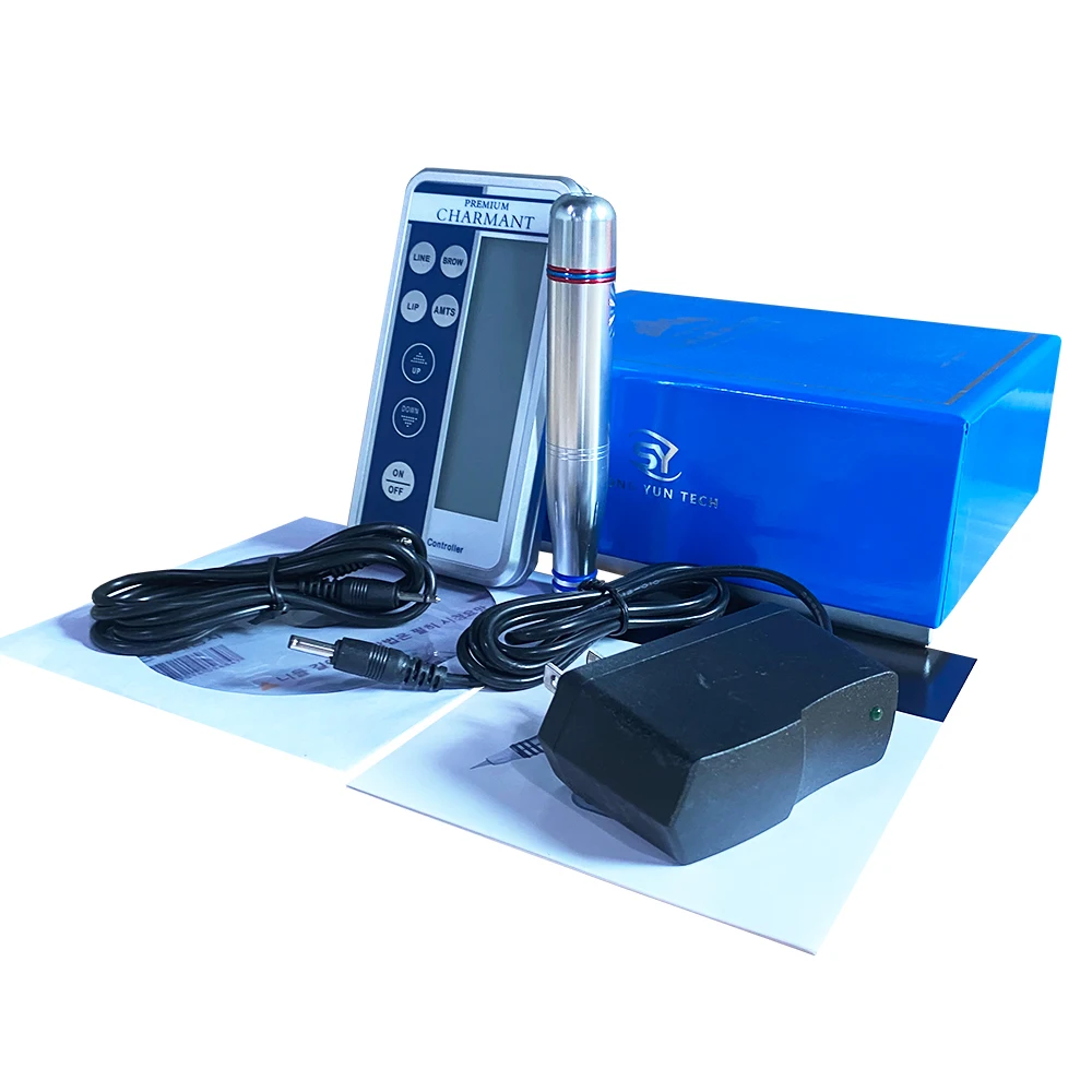 

1pcs Charmant Permanent Makeup Tattoo Machine kits Professional Digital tattoo Machine Eyebrow Lip Pen Machine Sets