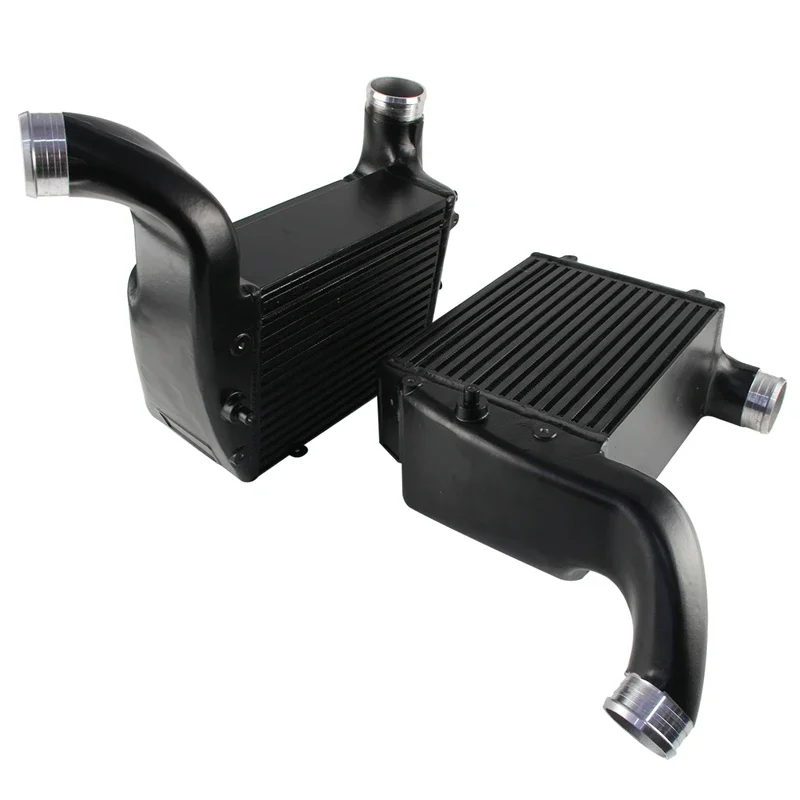 Комплект интеркулера для Audi RS6 C6 4F 426KW/580PS V10 2008-2010 Алюминиевый черный/серебристый