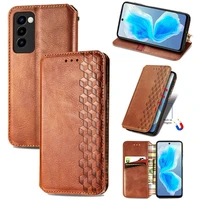 flip case for tecno camon 18 premier luxury leather texture wallet magnetic business book cover for camon 18i 18 p phone case