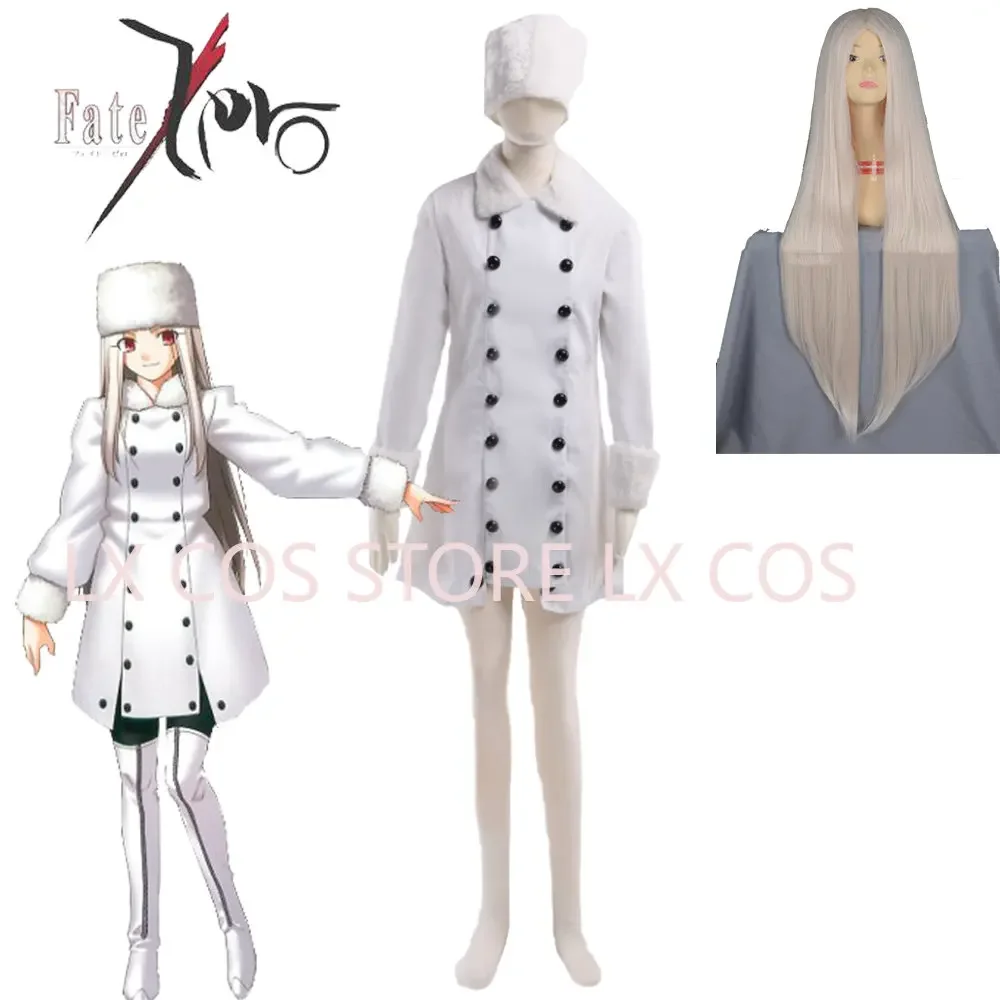 Аниме Fate Zero Irisviel von Einzbern Косплей Костюм Хэллоуин Девушки Вечерние Взрослые Платье