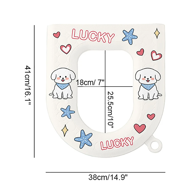Цельный Утолщенный Чехол На Сиденье Унитаза Из EVA С Милым Мультяшным Узором