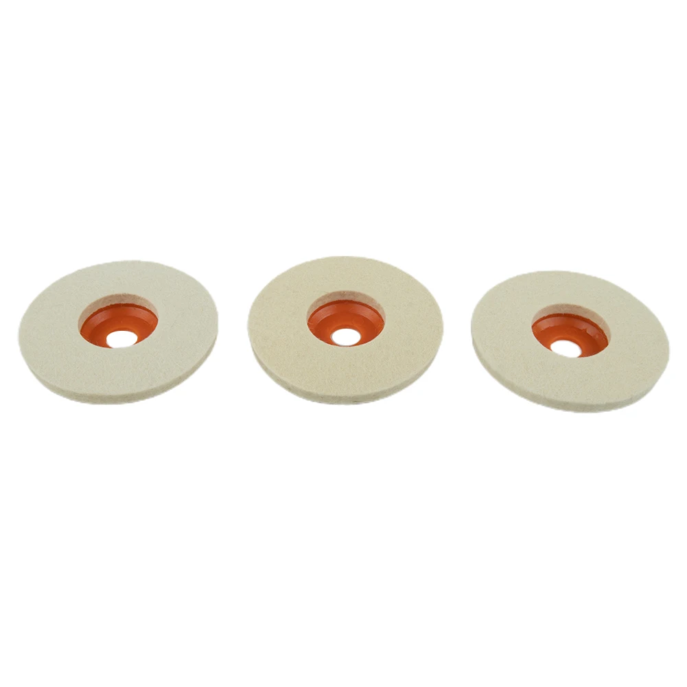 

3 шт., шерстяные полировальные диски, 4 дюйма, 100 мм
