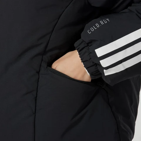 Новое оригинальное поступление, женский пуховик Adidas W PUFFY DOWN J, спортивная одежда на пуху для пешего туризма