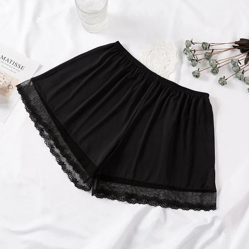 

Lace Safety Pants Anti Wear Thin Three Point Leggings Can Be Worn Outside The Student Shorts In Solid Color Girl 540630