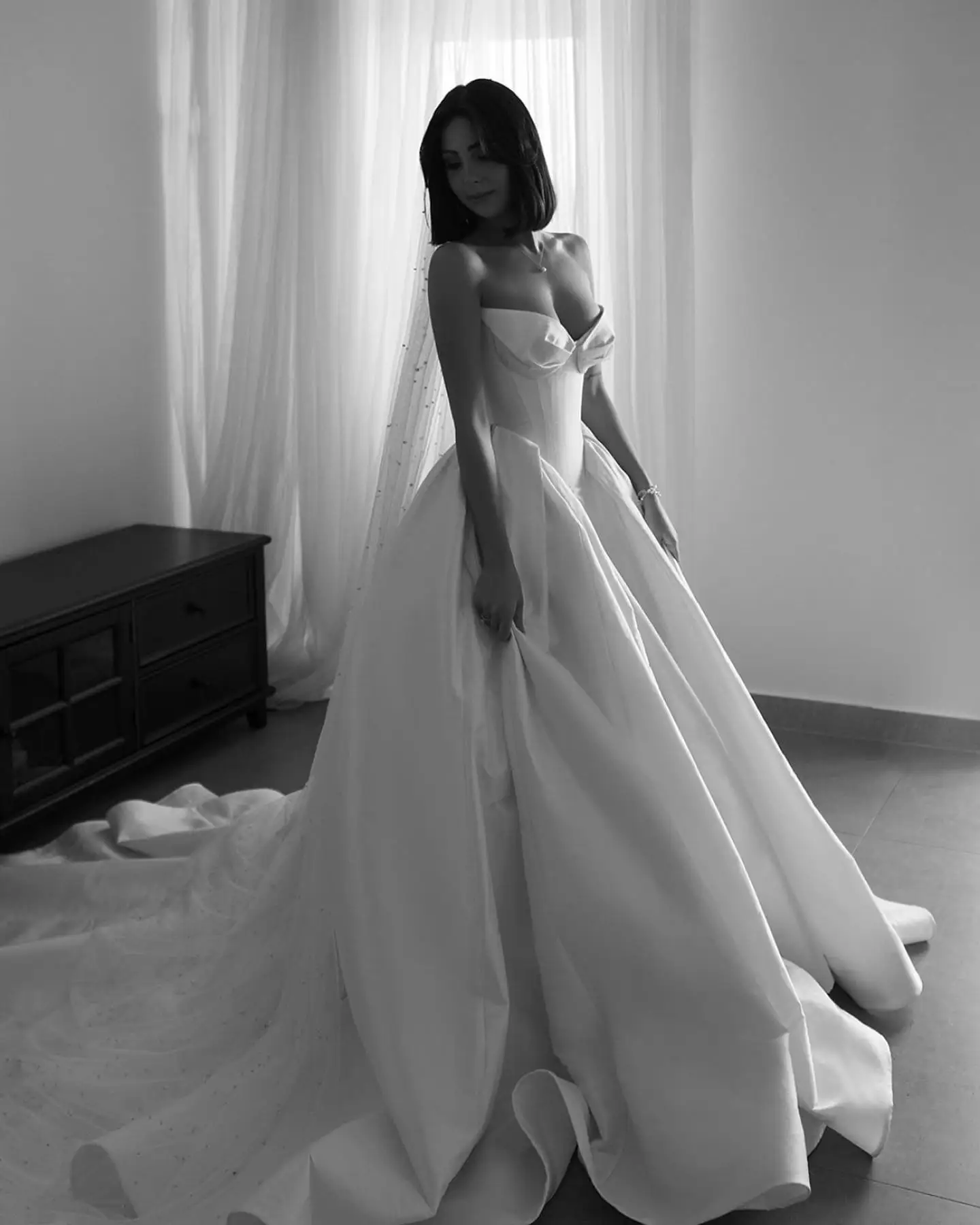 Атласное свадебное платье Vestido De Noiva Sob Medida Ball Gown Robe Mariage Femme Boda Civil Guest Trouwjurk Vestidos Alta