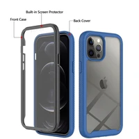 360 full body protection screen protector transparent case for iphone 11 12 13 14 pro max xsmax xs xr x se 8 7 6 6s plus cover