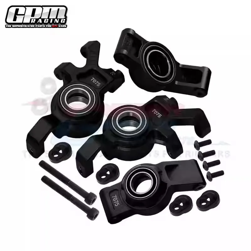 Передняя рулевая чаша GPM 7075 (большой подшипник) + Задняя тройной 7852 7737X для TRAXXAS X MAXX