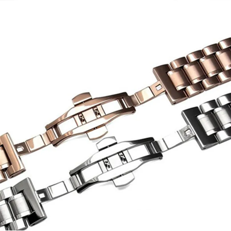 New Men and Women Watch Band Solid Stainless Steel Bracelet Fit For Longines L2 L4 19|20|21mm Stainless Steel Strap