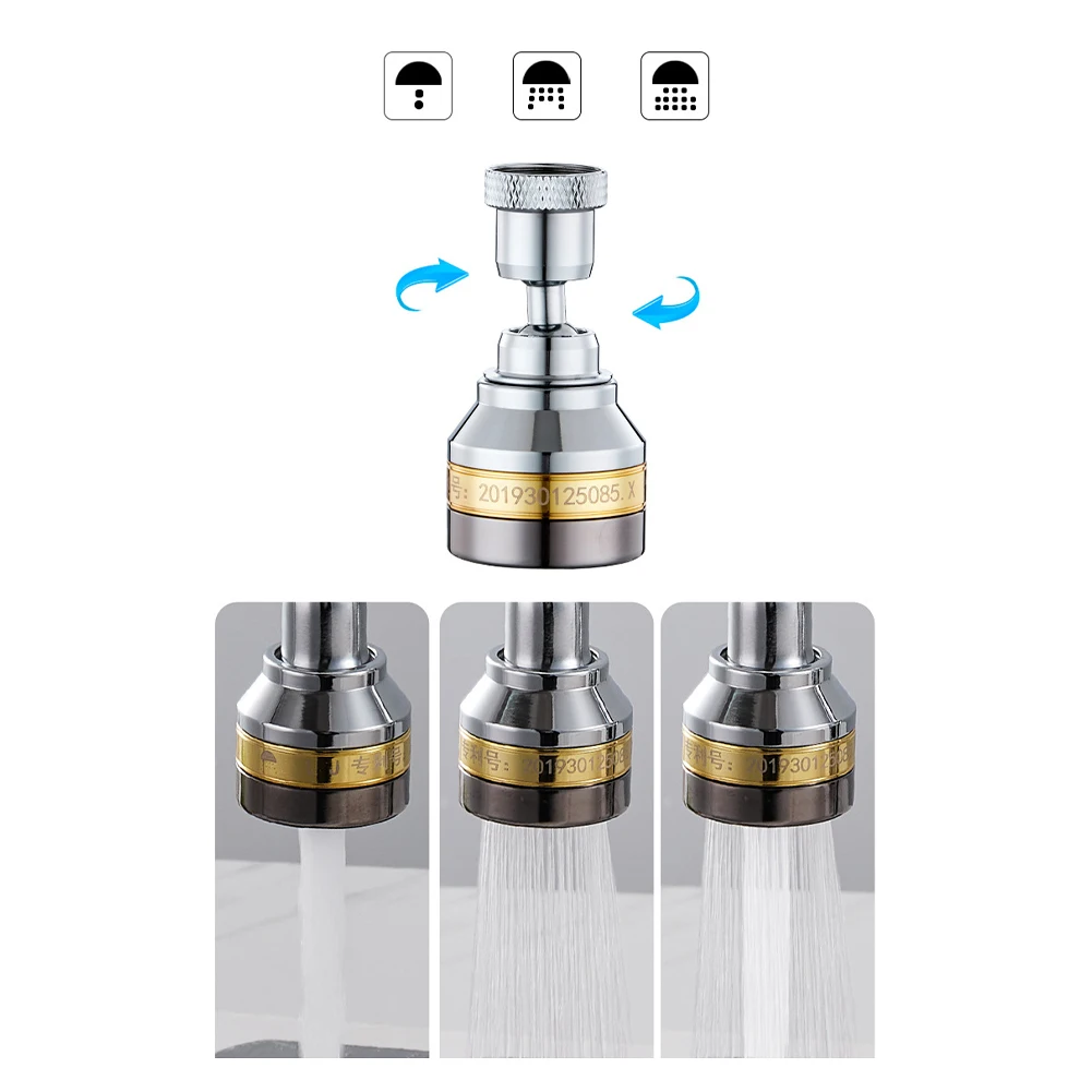 Dupla função, 360 graus rotativo, Pulverizador Tap, Pressão Bubbler