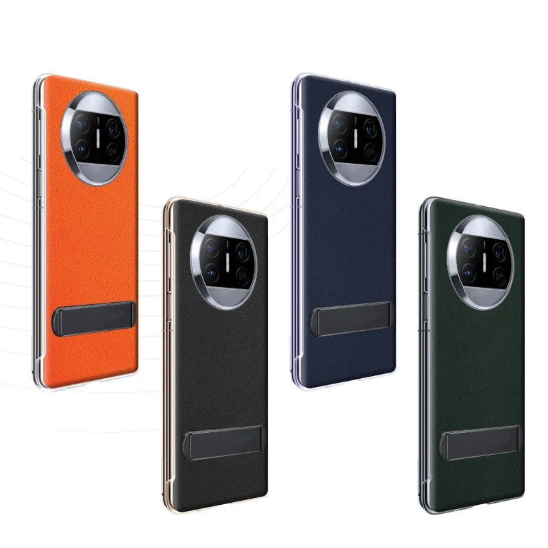 

Ультратонкий складной чехол из воловьей кожи для Huawei Mate X3