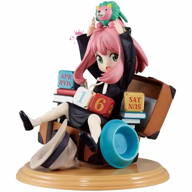 Фото Коллекционная модель-конструктор Spy x Family Anya Forger Ichiban Kuji A Prize Calendar: Аниме-фигурка для взрослых коллекционеров и фанатов, подарок №1