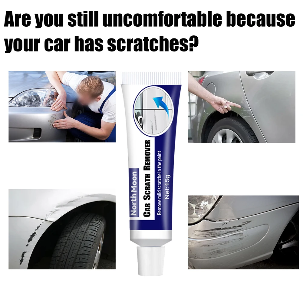 

15g Car Scratch Remover Car Body Paint Care Repair Polishing Scratch And Swirl Remover Compound Grinding Wax Sponge Accessories