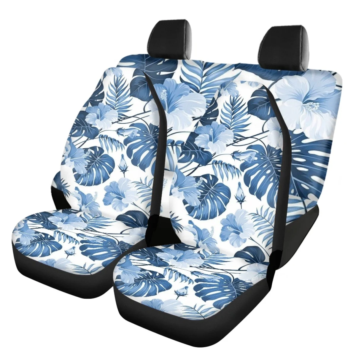 

Palm Leaves Universal Vehicle Seat Covers for Women Anti-Slip Seat Protector Easy to Install Front and Back Interior Seat Cover