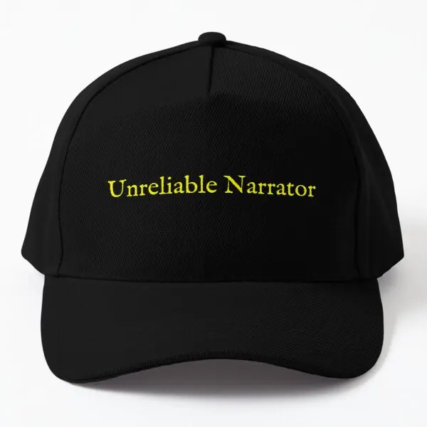 

Unreliable Narrator Baseball Cap Hat Boys Casual Fish Sun Solid Color Women Black Printed Bonnet Snapback Summer Outdoor