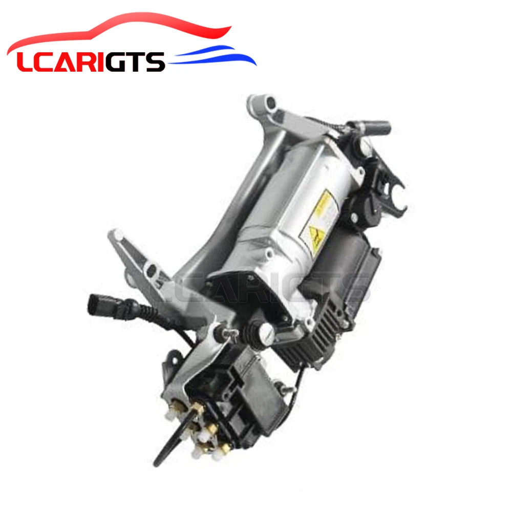 Фото Для Porsche Cayenne 2002-2010 для VW Touareg 2004-2008 компрессорный насос пневматической подвески с кронштейном, трубой и блоком клапанов 7L0698007 №3
