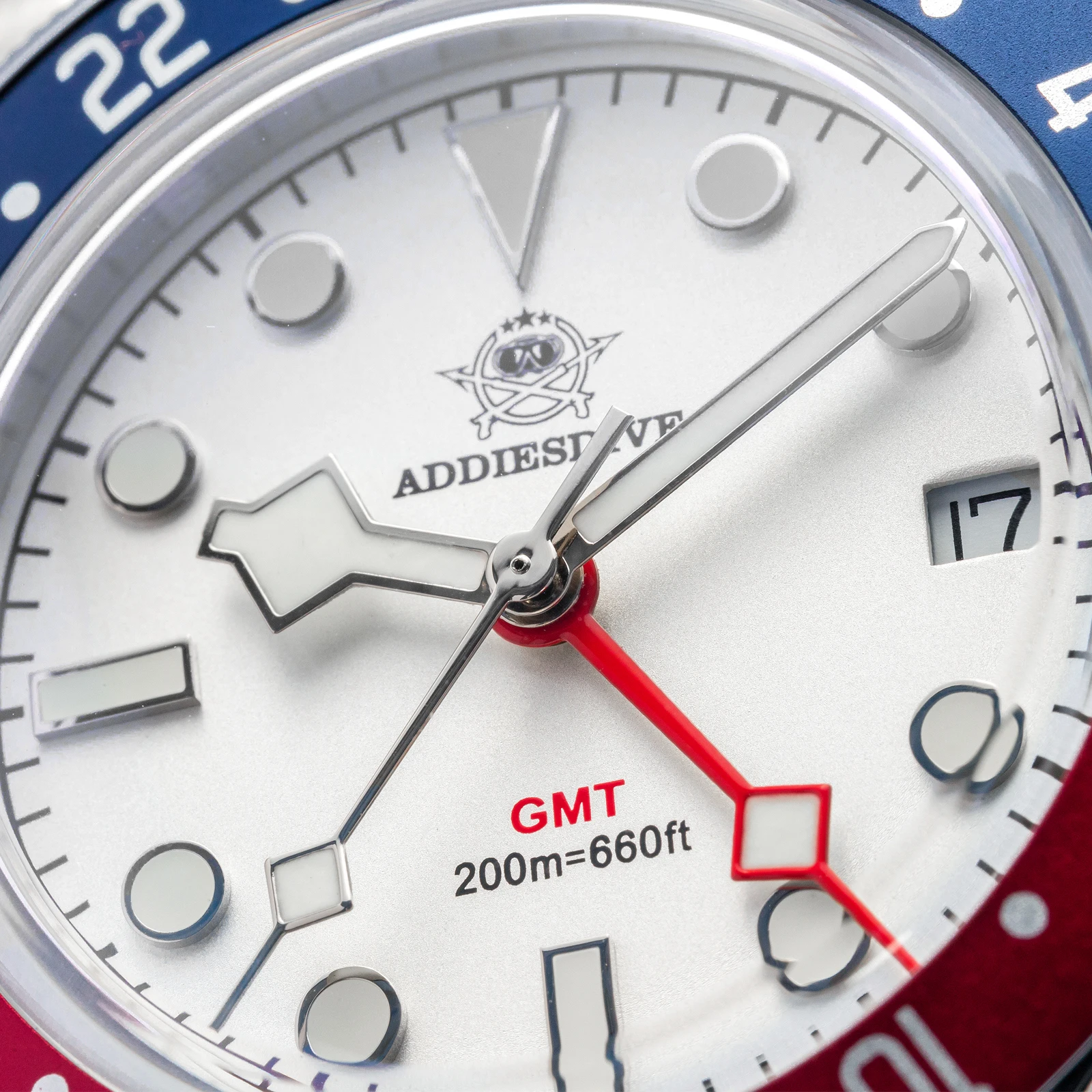 ADDIESDIVE Мужские часы GMT Роскошные повседневные кварцевые часы из нержавеющей стали Мужские спортивные водонепроницаемые наручные часы 200 мм Relogio Masculino (art.: 3920d321fb922) - 3920d321fb922