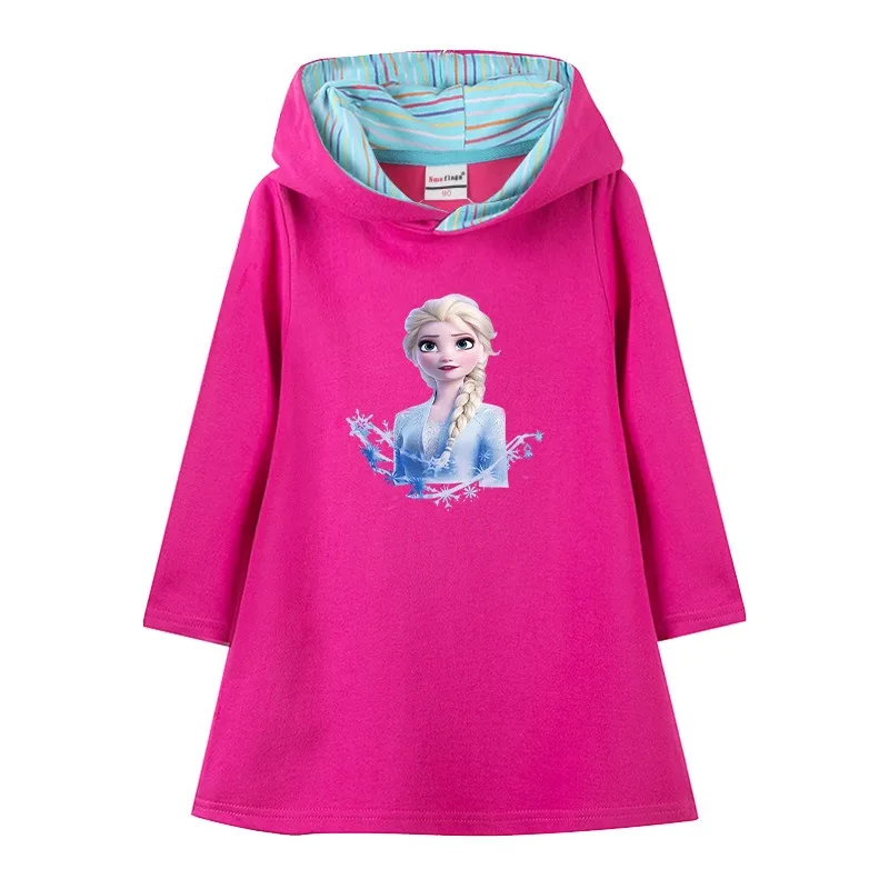 Новинка детская одежда хлопковое платье для маленьких девочек с диснеевским