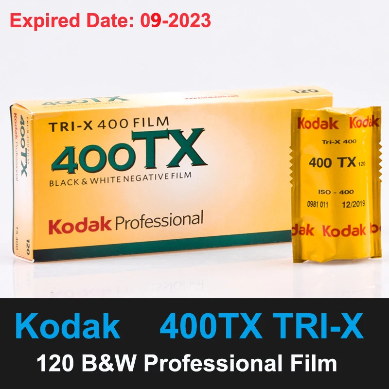 

Foe Kodak TRI-X 400TX Professional IOS 400 120 черно-белая отрицательная пленка 1-5 рулонов (Срок годности: 09,2023)
