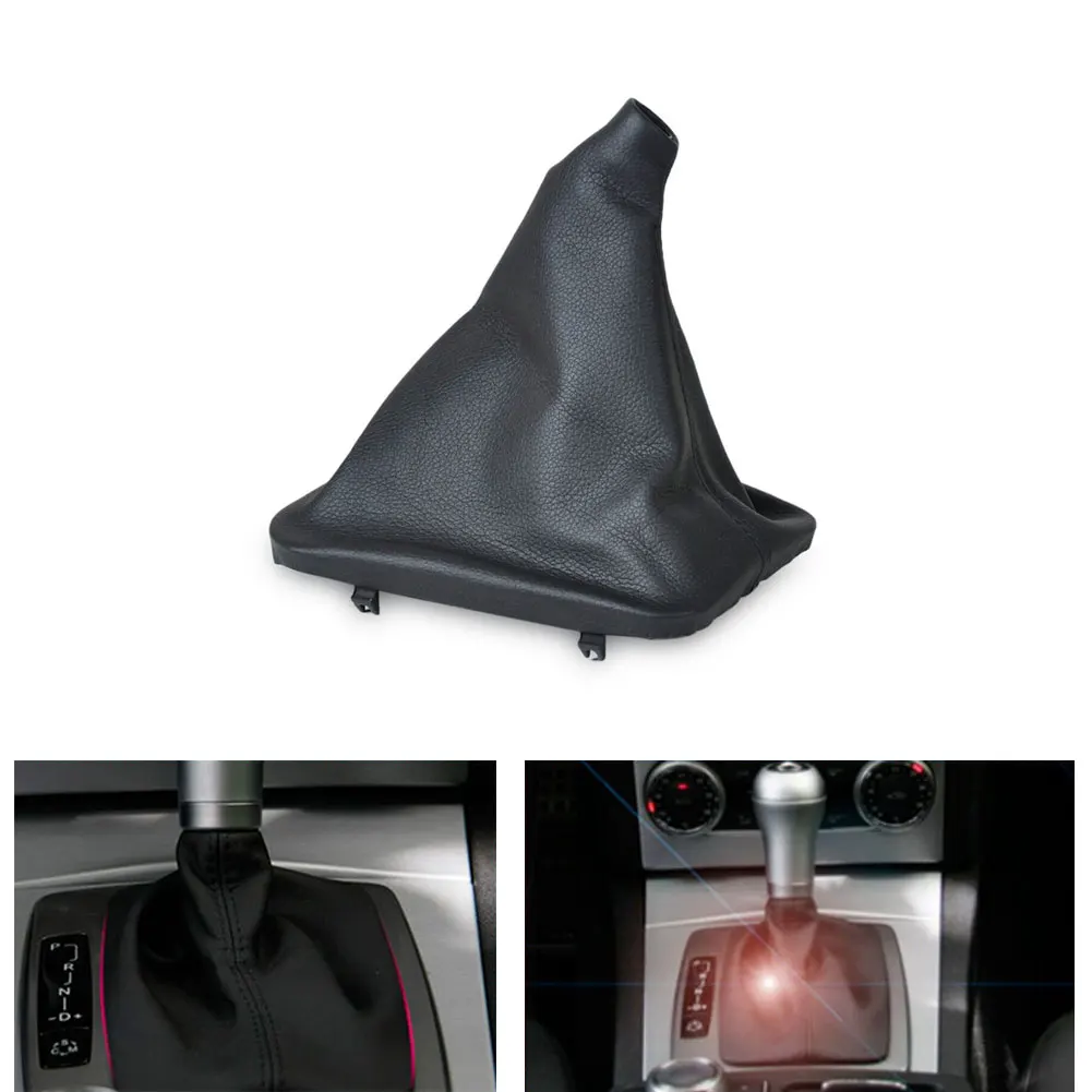 

Brand New Gear Gaiter Cover Trim For Mercedes Shift Boot 1pcs Accessory Black Dustproof Faux Leather For Benz W202