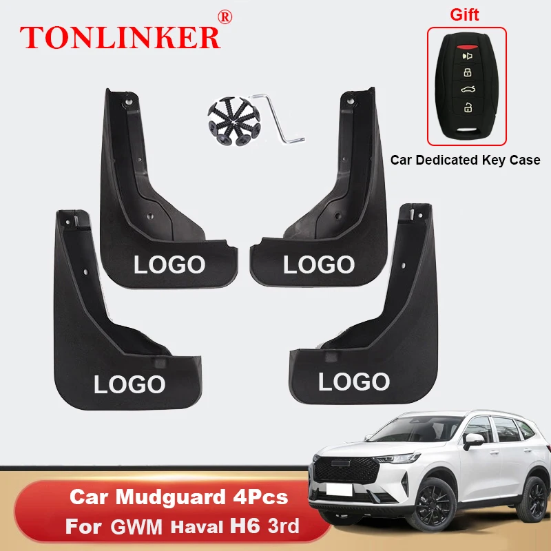 

TONLINKER Mudguard For GWM Haval H6 3th 2021 2022 Mud Flaps Mudguards Splash Guards Fender Mudflaps Car Accessories 4Pcs Set