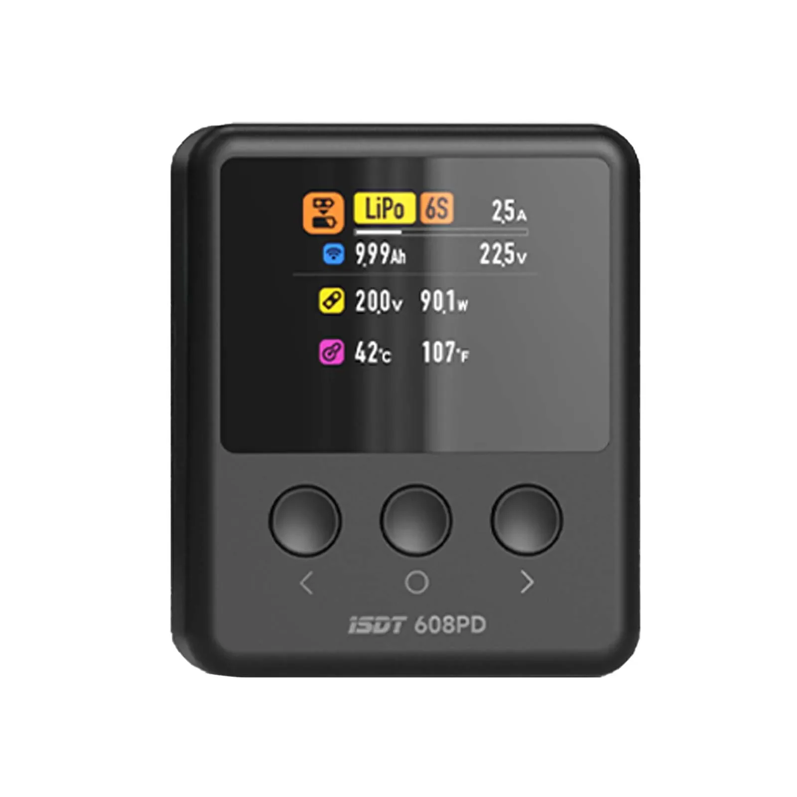 ISDT 608PD Lipo балансирующее зарядное устройство разрядник DC 240W/10A PD 140W/5A умное