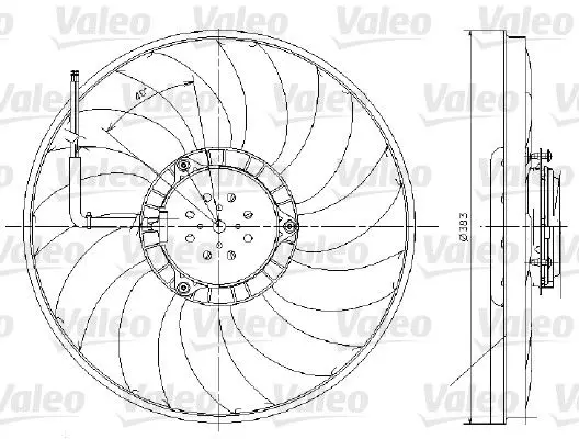 

VALEO 696018 FAN MOTOR KUCUK IS 200W 280MM A6 0511