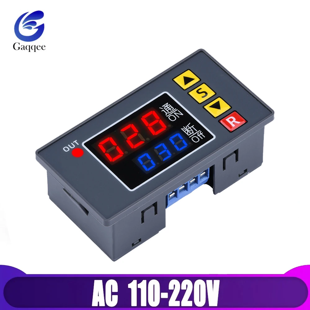 

Gaqqee Цифровое реле задержки времени 12В