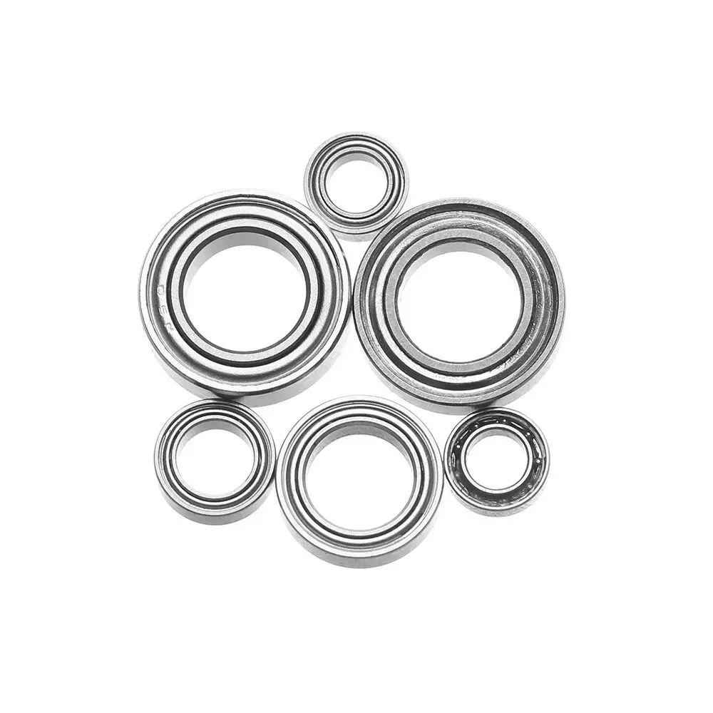1PC Stainless Steel Fishing Sealed Bearings Durable Silver Import Smooth Rust Resistance Fishing Reel Bearing Accessory Tools