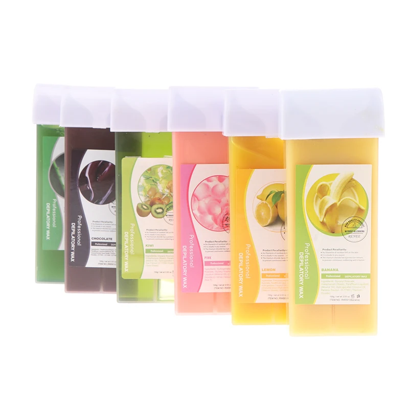 

100G Roll On Depilatory Wax Cartridge Warmer Honey Heater Waxing Hair Removal for Women Men New