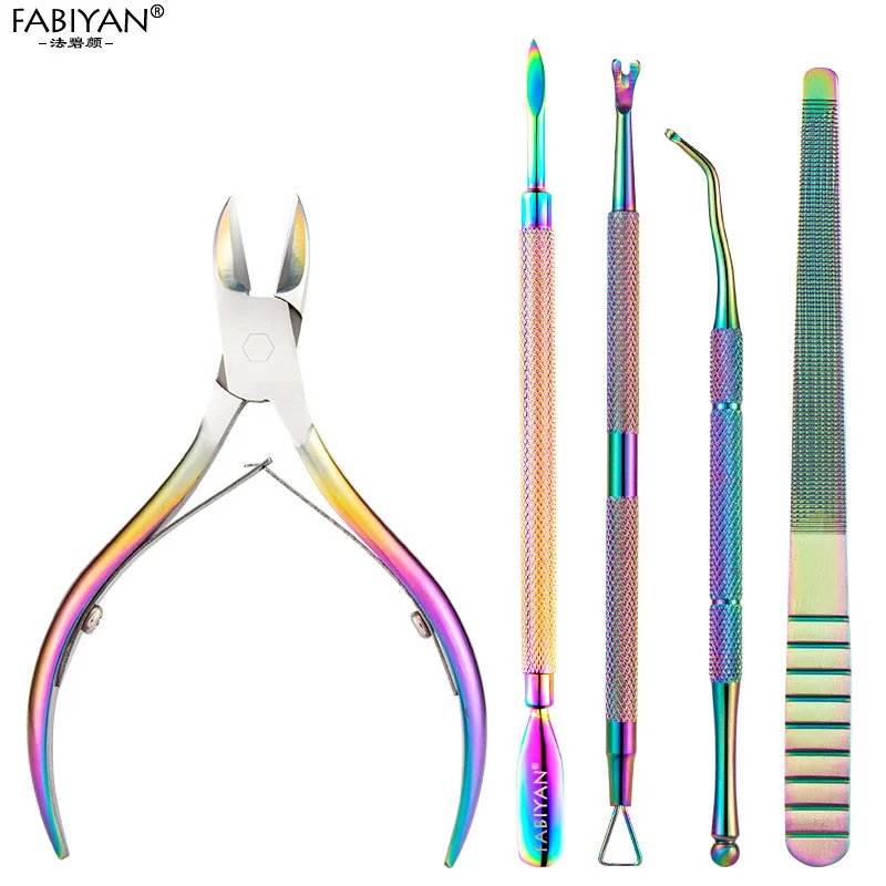 

2/5Pcs Ingrown Toenail Nail Clippers Manicure Set Cuticle Nipper Cutters Pedicure Care Tools Dead Skin Remover