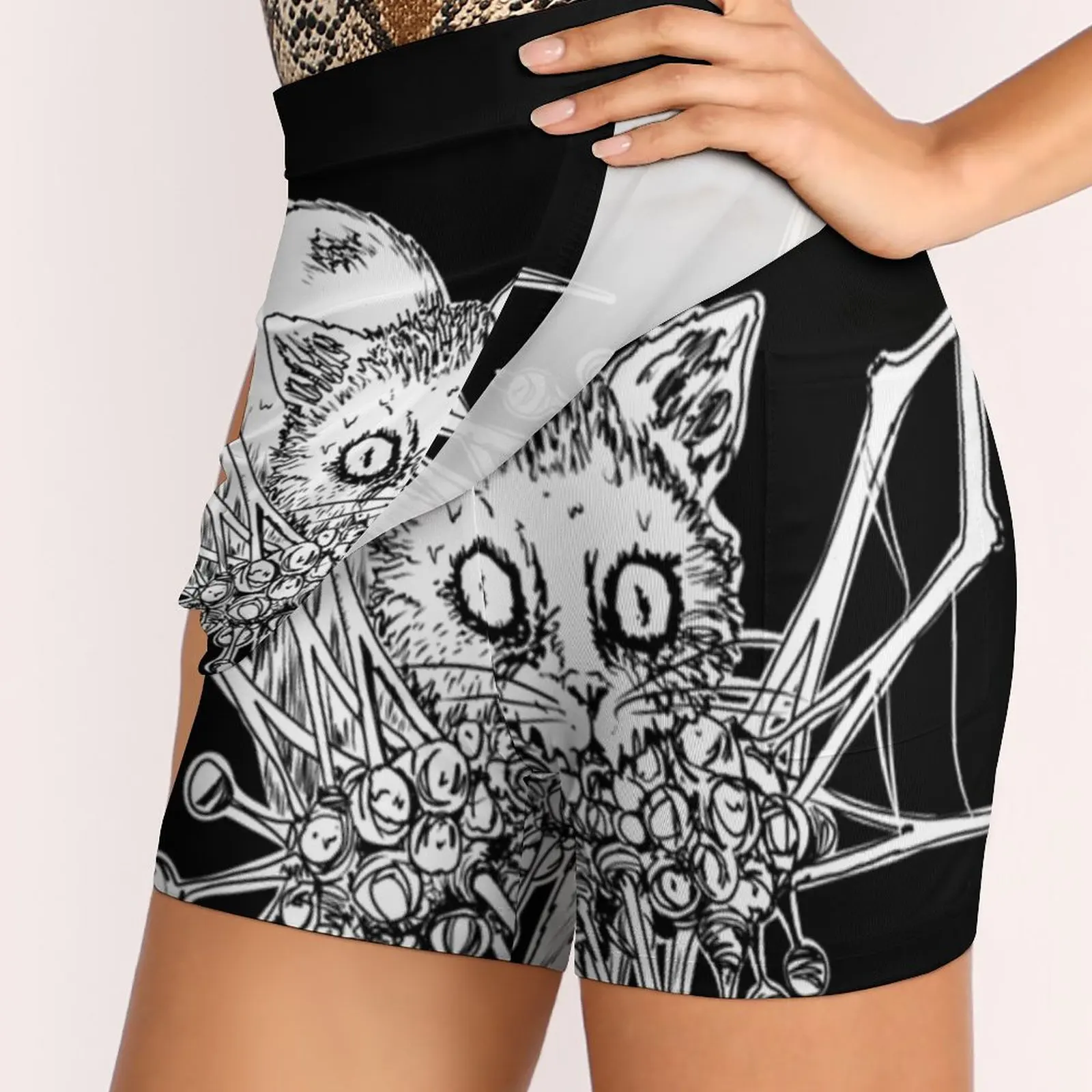 Souichi'S Beloved Pet Женская юбка Эстетические юбки Новая мода Короткие Souchi Tsujii Junji Ito