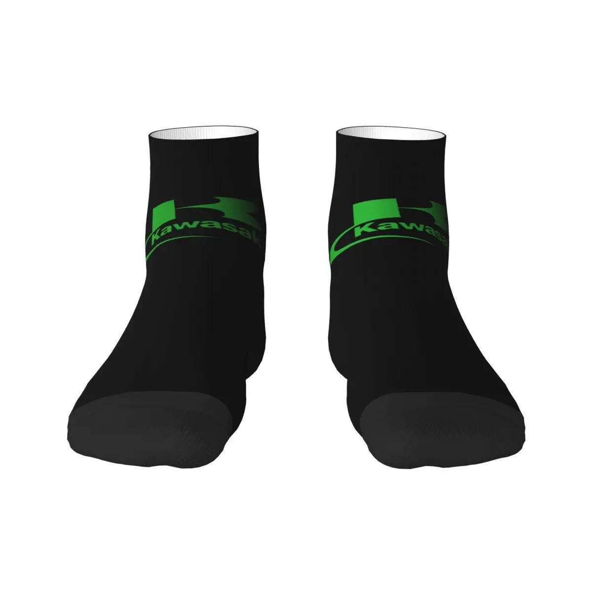 

Новинка, мужские спортивные носки для езды на мотоцикле Kawasaki, теплые воздухопроницаемые короткие носки унисекс с 3D-принтом