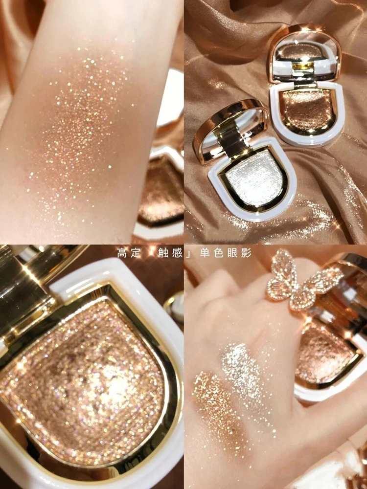 

Идеальный дневник haute couture тактильные монохромные тени для век ленивые блестящие розовые глаза