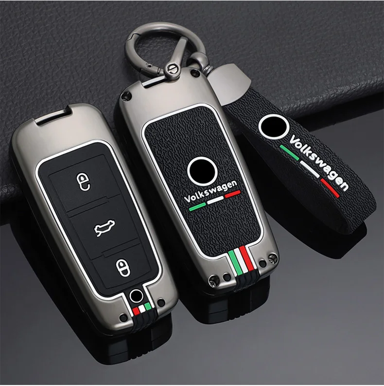 

Zinc Alloy Remote Car Key Case key cover For Volkswagen VW Passat CC B6 B7 B7L CC R36 Maogotan B5 Passat 3C Car Key Shell