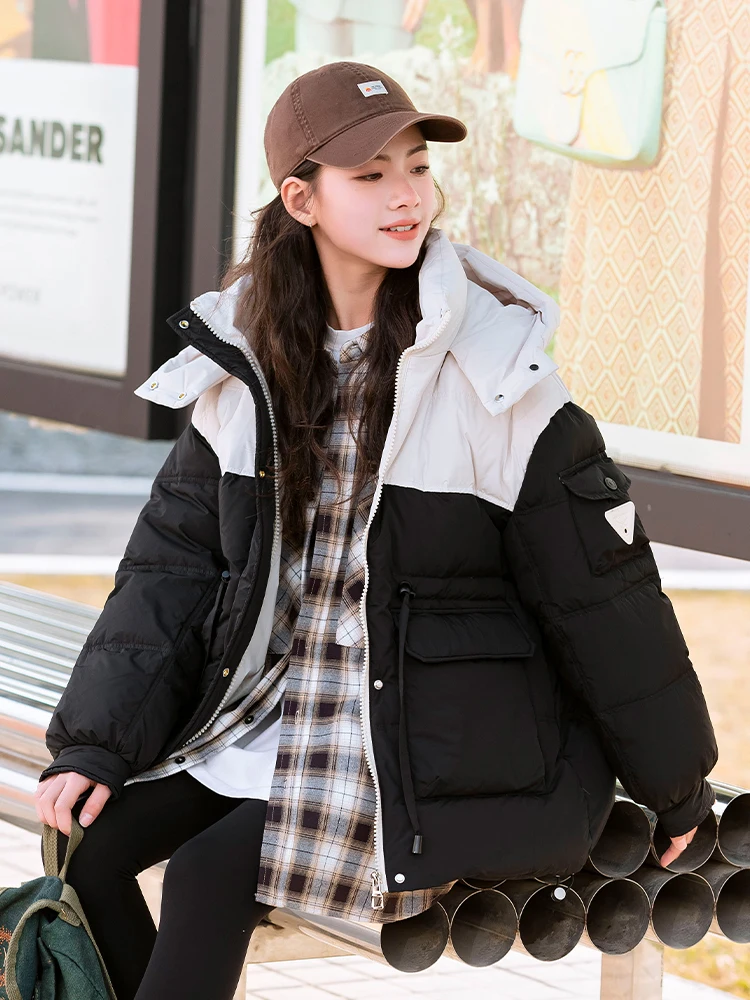 Утолщенный пуховик для учащихся младших классов средней школы новинка 2024 года