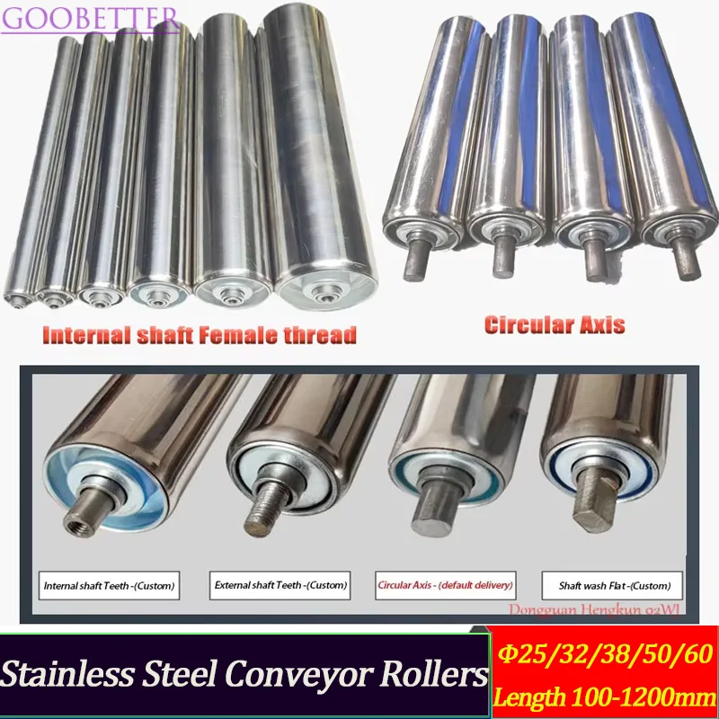 

Конвейерные ролики из нержавеющей стали 25/38 мм