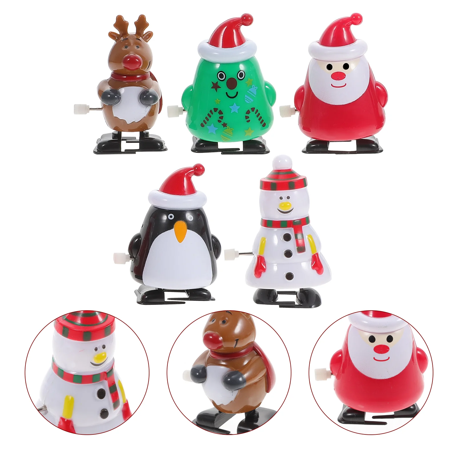 

Clockwork Christmas Toys Toy Windwalking Santa Party Penguin Favors Kids Assortmentstocking Stuffers Carnival Prizes