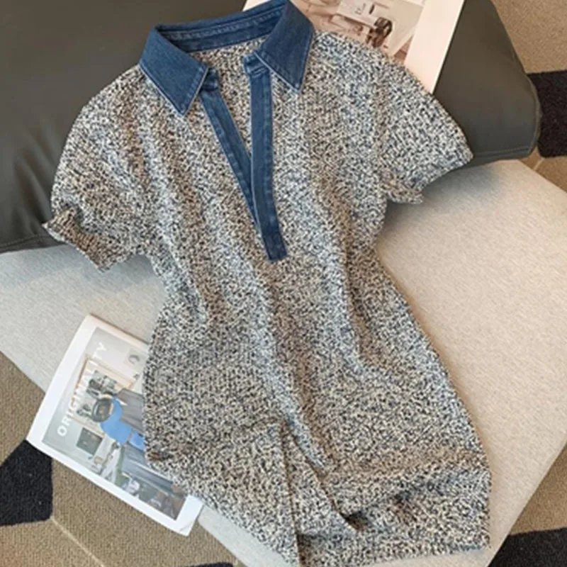 

French Small Incense Wind Dress Female Summer 2022 New Niche Design Senior Sense Of Temperament Celebrity Thin Knitted Dress