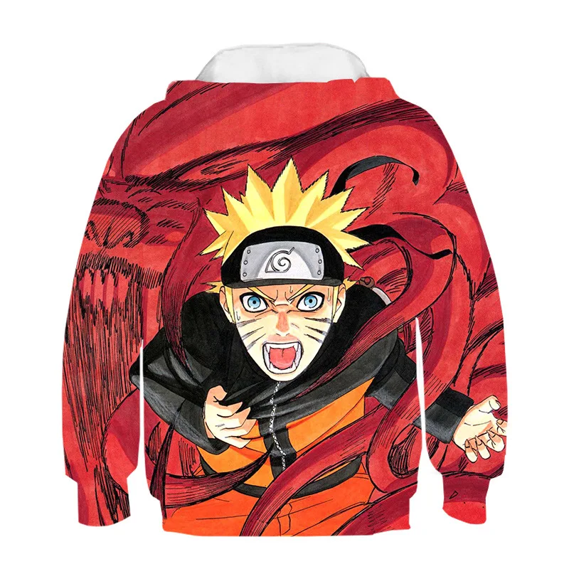 Аниме ниндзя удзумаки Учиха нару Повседневная Толстовка свитер Свитшот пальто