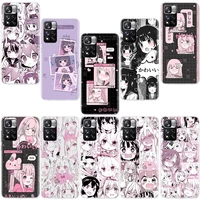 cute kawaii japan girls harajuku phone case for xiaomi redmi note 10 11 pro max 4g 5g 9t 9s 8t 10s 11t 11s 11e 9 8 7 6 5 5a coqu