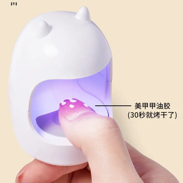 

Mini Nail Dryer Machine LED Lamp Single Finger Nails Art Tool 30s Fast Drying Gel Polish Nail Dryer Usb Nail Lamp Manicure Tools
