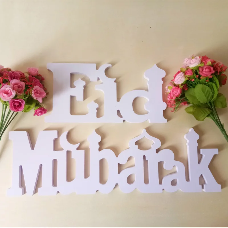 

Eid Mubarak деревянные подвесные украшения для дома 2023 Ислам Мусульманский декор для вечеринки Рамадан Kareem подарки Ид Аль Адха
