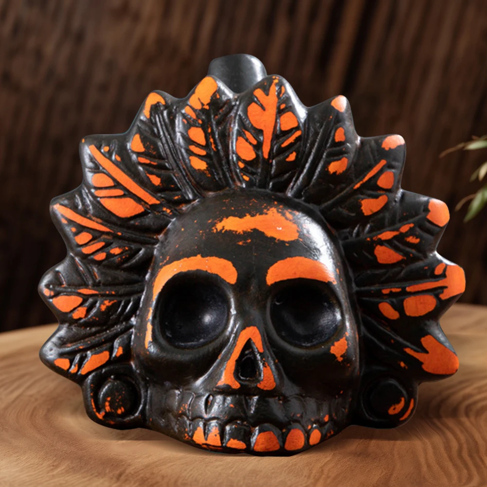 Аутентичный ацтекский свисток громкий жуткий страшный смерти реалистичный