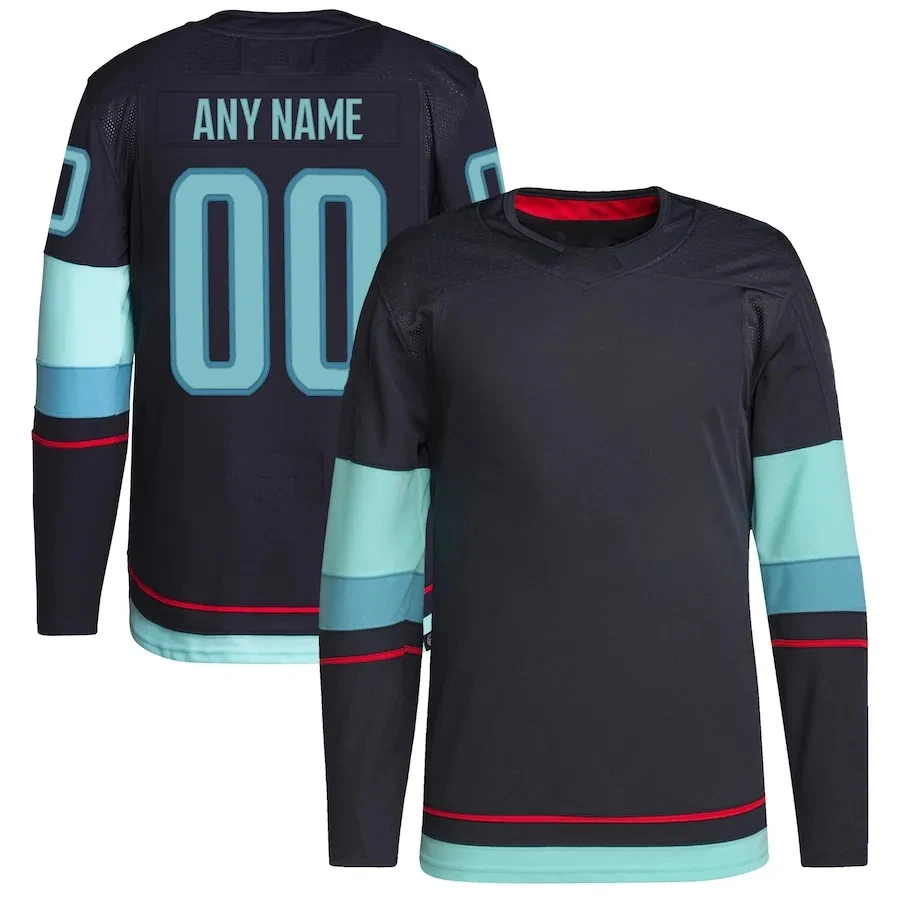 

Customized Seattle Ice Hockey Jersey American Hockey Jersey Personalized Your Name Any Number Sport Sweater All Stitched Tops