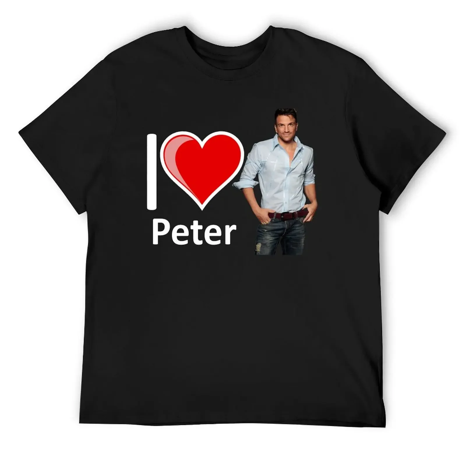 Футболка I Love Peter Andre забавные костюмы летний топ набор мужских футболок