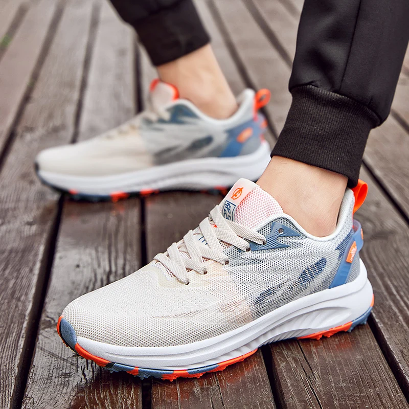 Men's Comfortable Breathable Casual Sneakers Adult Teenagers Outdoor Running Shoes Walking Shoes School Sports Shoes 39-48