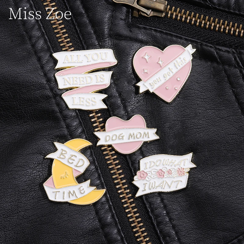 

All Yoo Need Is Tess Enamel Pin Custom Heart Moon Flower Backpack Hat Friends Romantic Brooch Badge Lapel Clothes Jewelry Friend