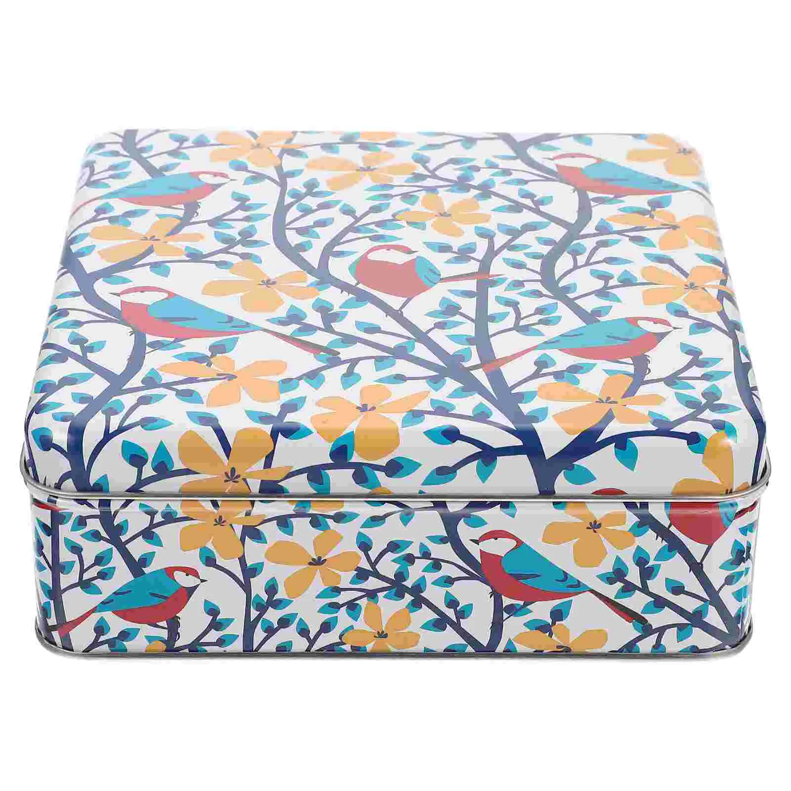 

Multi-functional Tinplate Storage Box Exquisite Candy Box Desktop Snack Candy Box