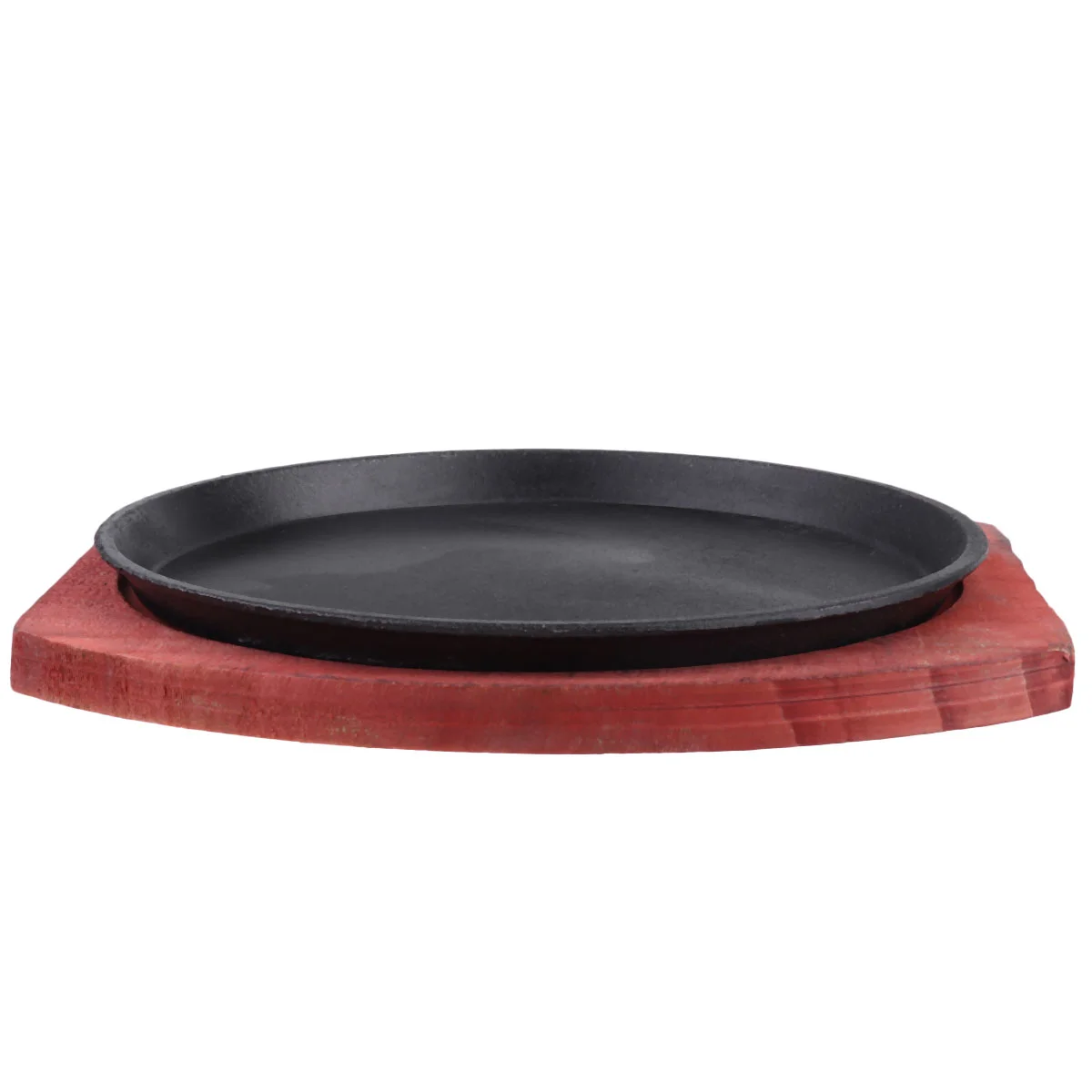 

Grill Pan Plate Steak Fajita Stovetop Iron Cast Sizzling Skillet Set Griddle Tray Japanese Induction Nonstick Bbq Platter Sizzle